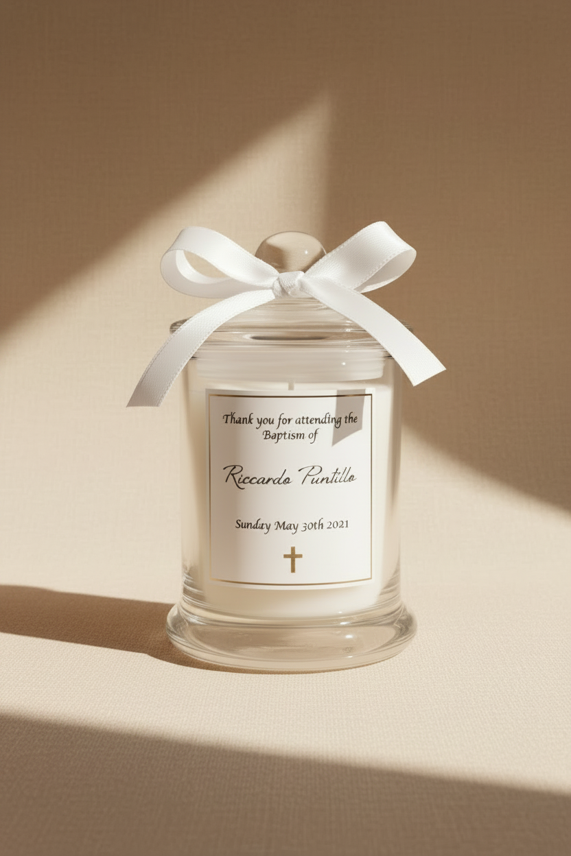 Baptism Candle - Smooth Seamless Background